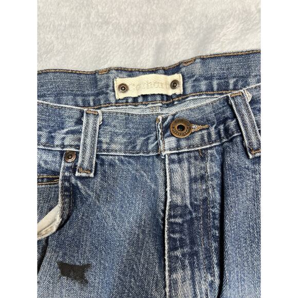 Carhartt Grunge Workwear Skater Baggy Blue Jeans 34x32 VTG Y2K Thrashed B189DKV - Picture 11 of 16